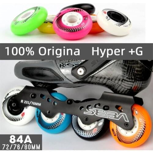 [72mm 76mm 80mm]100% Original 84A SEBA Hyper +G GRIP Concrete Inline Skates Wheel Roller Skate FSK Slalom Braking wheel