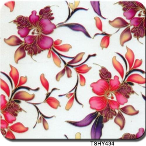 Free shipping 0.5mX2m/10m flower patterns water transfer film CSHY434 hydrographic