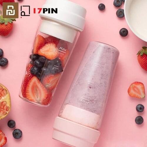 Youpin 17PIN Star Fruit Cup Portable Blender Mini Juicer Mixer Food Processor 400ML Magnetic charging Seconds Quick Juice