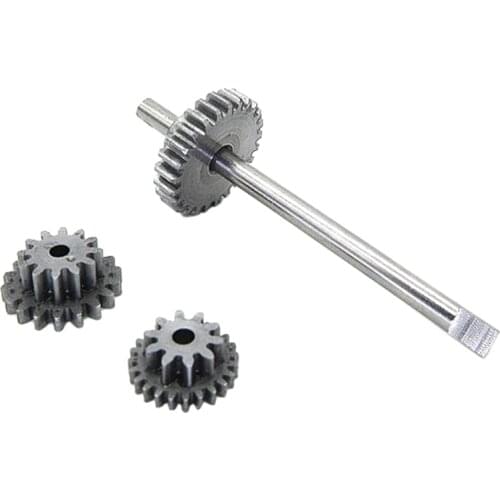 For WPL D12 1/10 RC Truck Car Upgrade Parts Steel Transmission Gearbox Gear Set Spare Accessories