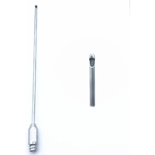 Liposuction Cannula Flat head key type liposuction sleeve Aspirator for Beauty Fat Harvesting Cannula