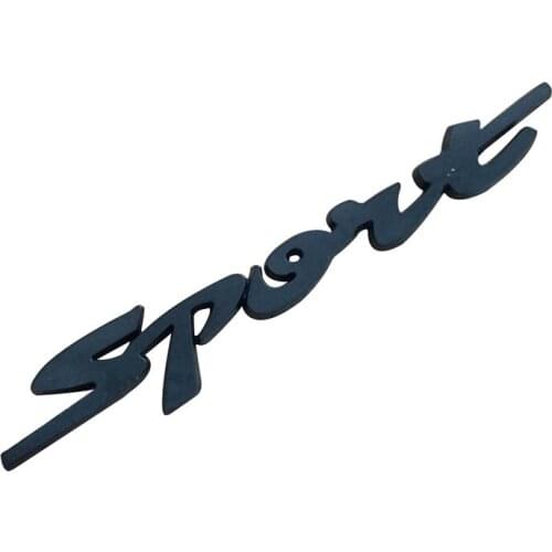 Metal 3D Car SPORT Logo Sticker Auto Trunk Fender Decoration Decal Badge Car Styling Exterior Trim Accessories High Quality