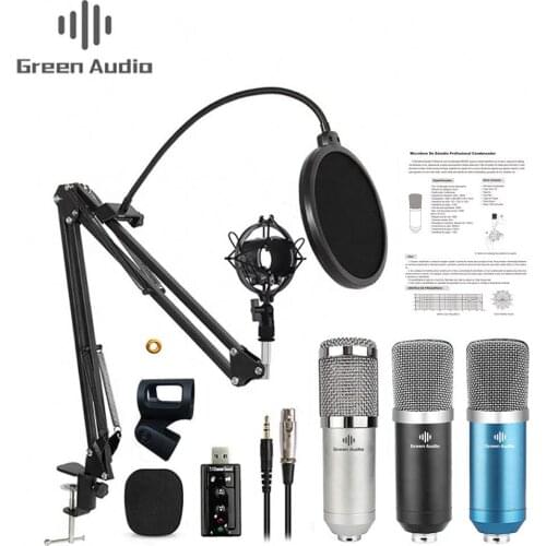 Professional Condenser Microphone Kits for Computer 3.5MM Recording Hanging Studio Microphone bm800 Gaming Microphone for Phone