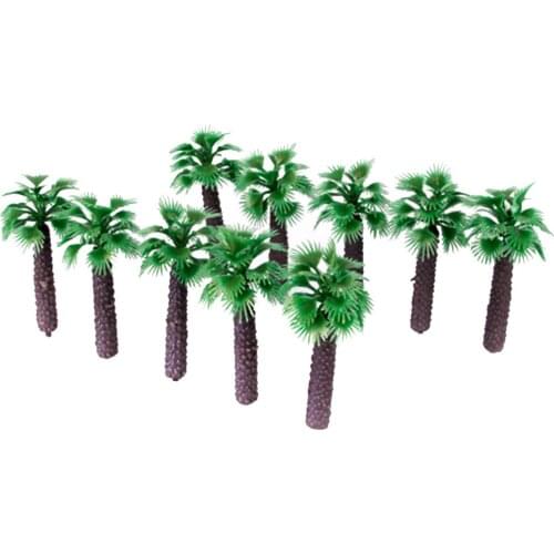 10pcs Street Railway Model RR Trains Layout Scenery Trees Vary Size To Choose