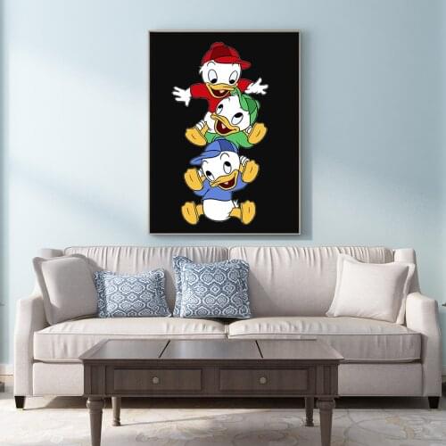 Disney Diamond Painting Cartoon 4 Ducks Children 5D DIY Diamond Embroidery Mosaic Square Round Cross Stitch Kits Home Decoration