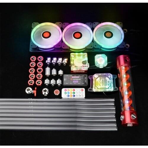OCOCOO Water cooling equipment package AMD CPU PETG cooling radiator package RGB system