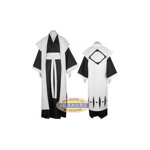 Anime Bleach Captain (1st-13th) Division Cloak Halloween Suit Cosplay Costume X001