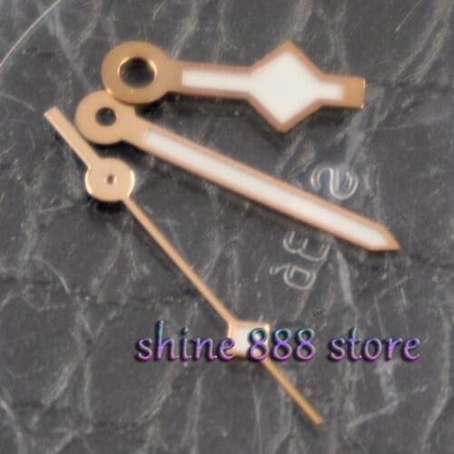 Corgeut rose golden watch hands for japan miyota 8215 movment