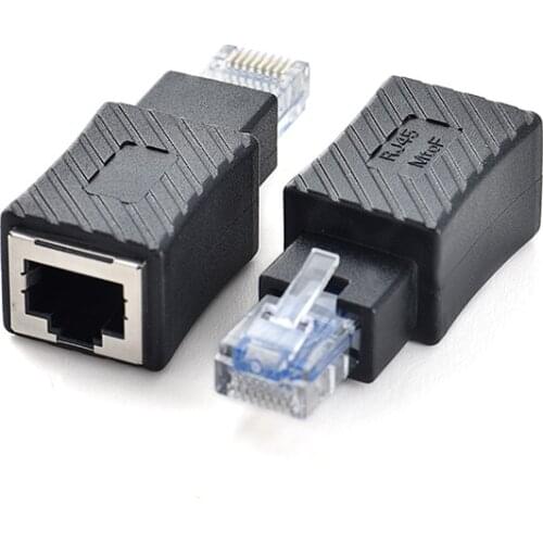 RJ45 Network Cable Adapter Male-to-female Extension Category 5 and Category 6 Rj45 Male-to-female Network Broadband Plug