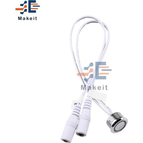 LED Dimmer Switch DC12V LED Round Metal Touch Sensor Switch Stepless Touch Sensor Dimmers For LED Strip Light 5050 2835 SMD