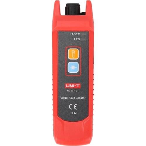 UNI-T UT691-01 UT691-10 UT691-20 Visual Fault Locator Fiber fault detection locating IP54 protection level with LED lighting