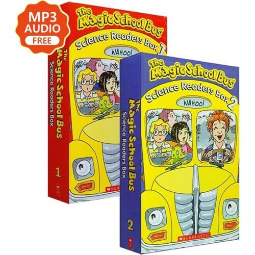 20 Books/set The Magic School Bus Science Readers Kids Coloring Reading Story Books for Children Book Set Educational Toys
