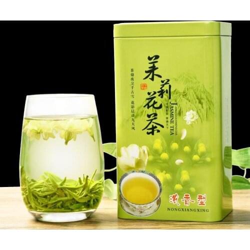 2021 5A Chinese Jasmine Flower Green-Tea Real Organic New Early Spring Jasmine Tea for Weight Loss Health Care