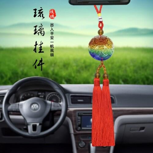 Automobile accessories imitating glazed anging accessories rear view mirror hangings access safety automobile supplies R-23501