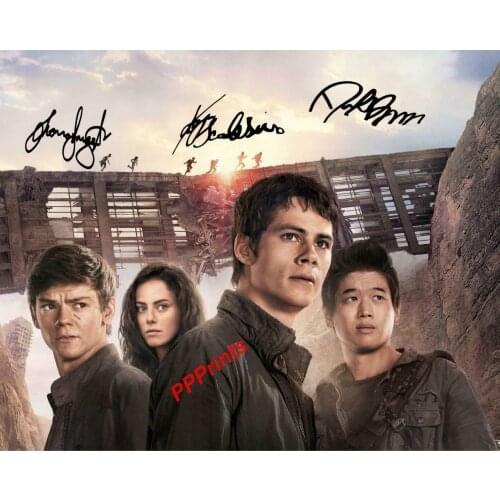 MAZE RUNNER The scorch Trials SIGNED PHOTO Art Film Print Silk Poster Home Wall Decor 24x36inch