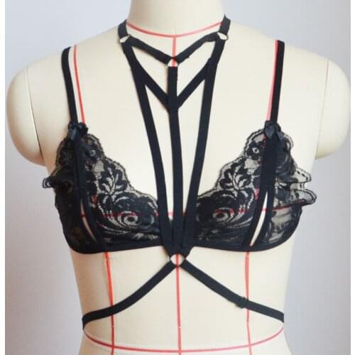 Cage bra Suspenders Harness Belt Body Bondage Sexy Women goth dress Harness Gothic Belt Lingerie Harajuku Harness