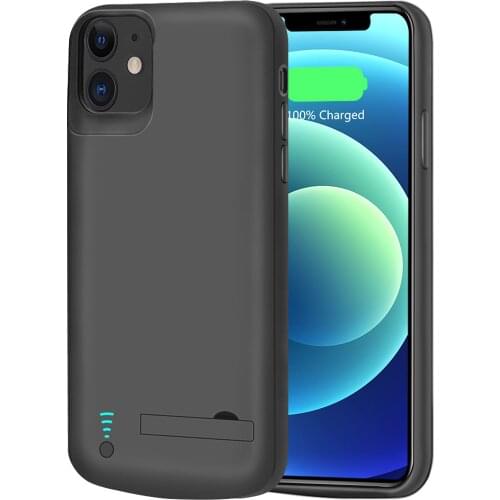 Battery Case for iPhone 12 Mini 4000mAh Rechargeable Extended Battery Charging Charger Case Add 100% Extra Juice Support Wire
