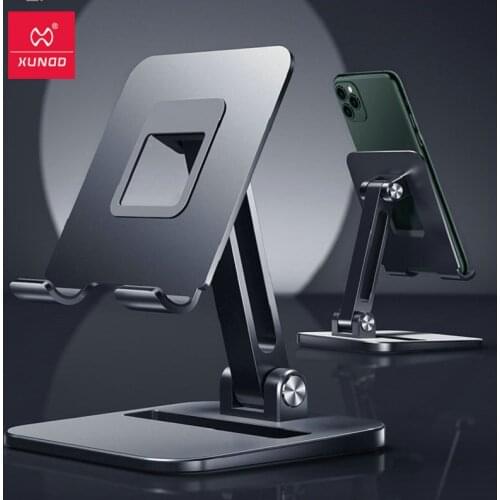 Xundd Tablet Stands For iPad Case Adjustable Foldable Height Angle Phone Holder For Xiaomi iPhone Huawei Samsung Case Holder