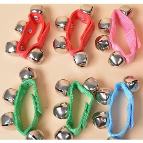 Baby Infant Kids Hand Wrist Bell Ring Rattle Education Musical Bracelet Toy Gift