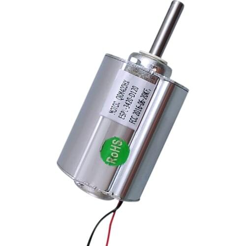 55W DC Motor DC120V 2500RPM Generator Household Small Hand Wind Turbine High Power Motor Generator