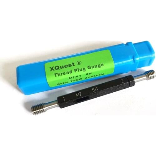 Right hand Metric thread plug gauge gauges M7 M7X1 M7X0.75 M7X0.5 6H T Z GO NOGO Fine Thread gage inspection tool 7*0.75