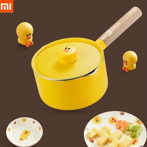 Xiaomi Mijia Solista LINE FRIENDS Mini Milk Pot Non-Stick Coating Multi color For Frying and Stewing For Smart Xiaomi Mijia Home