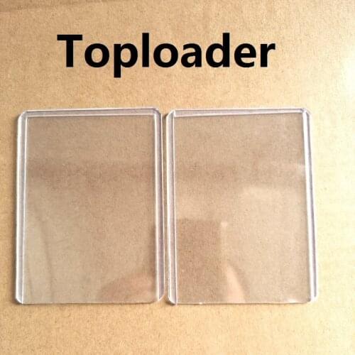 35PT Top Loader 3X4" Board Game Cards Outer Protector Gaming Trading Card Holder Sleeves for Football Basketball Sports Card