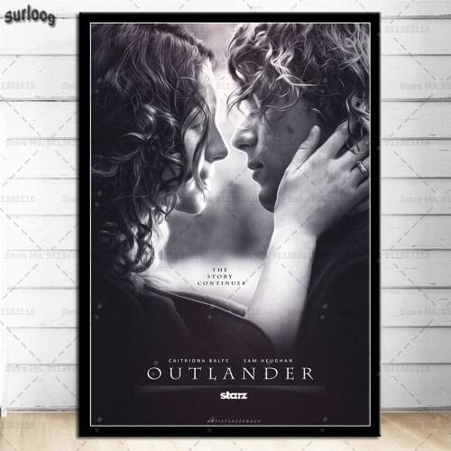 Outlander Wall Art Poster Hot TV Series Show Retro Pictures Prints Canvas Painting for Living Room Home Decor