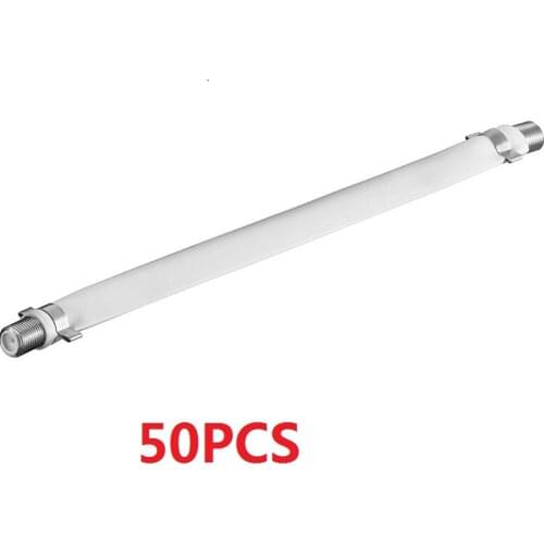 50pcs Flat Coaxial Cable RG6 RG-6 DOOR RV WINDOW Length 20cm F Connector