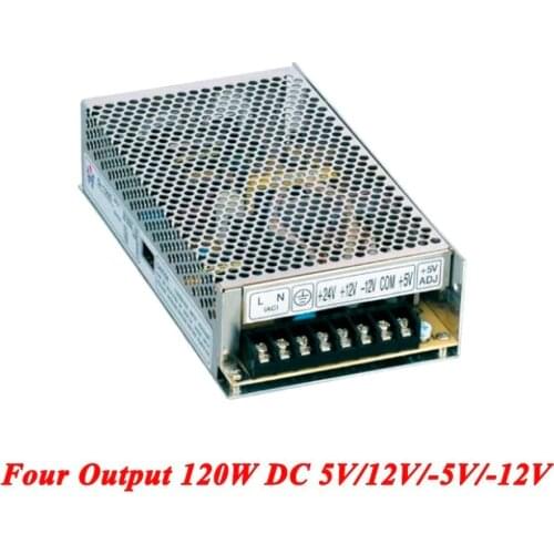 Q-120B Four Output Switching Power Supply 120W 5V 12V -5V -12V,Ac-Dc Converter,110V/220V Transformer To DC 5V/12V/-5V/-12V