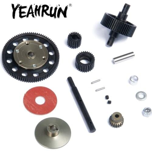 RC Car Replacement Steel Gear Set for Axial SCX10 1/10 RC Crawler Car Gearbox Transmission