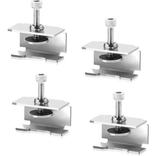 Glass Bed Clip Compatible with Ender 3/3 Pro/V2/3S,Ender 5/Pro, Adjustable 3D Printer Clip Clamp Accessories,4 Pcs