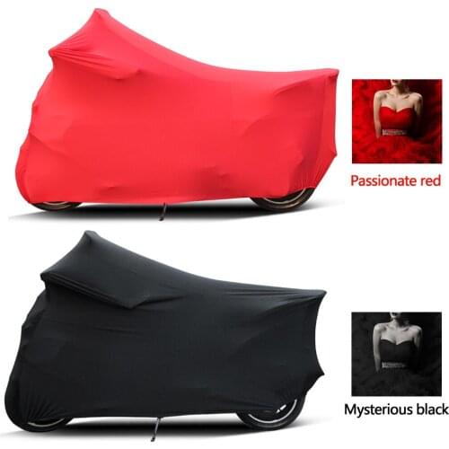 Universal Motorcycle Covers UV Protector Cover Indoor Outdoor 2 Colors Bike Motor Scooter Dustproof Cover Elastic Fabric M-4XL
