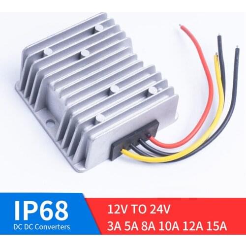 DC 12V TO 24V 3A 5A 8A 10A 12A 15A DC Power High Quality Converter Step-Down DC Regulator for Automot