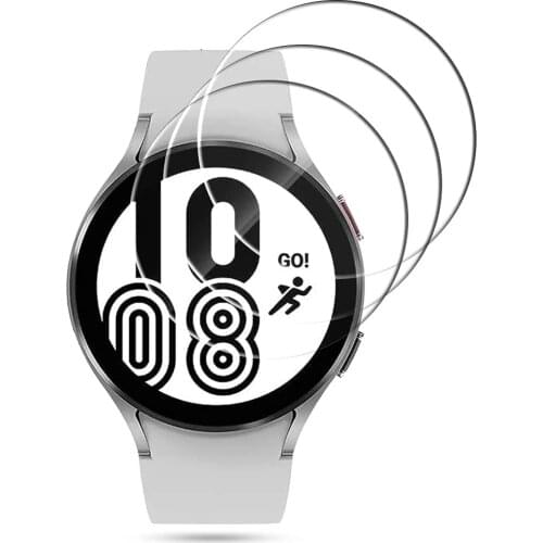 3pcs tempered glass for samsung galaxy watch4 40mm 44mm watch 4 42mm 46mm smart accessories 9h screen protector film guard cover