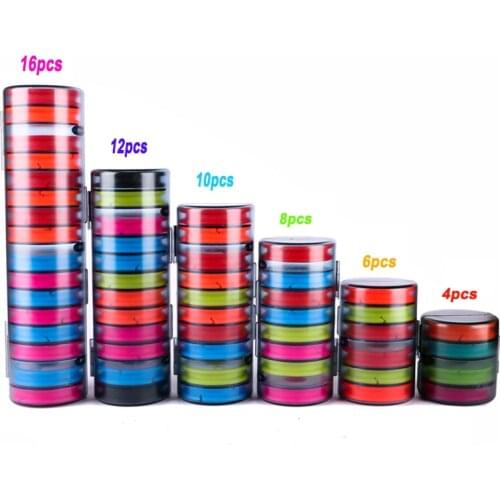 Rainbow Fishing Main Line Box Large Line Axis Group Box Winding Reel Multifunctional Silicone Fish Coil Fishing Small ac 4-16pcs