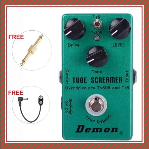 United together the classic TS9 and TS808, Perfect Upgraded overdrive, 2 in 1, Tube Screamer Overdrive