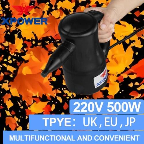 XPOWER Electric Multifunction Air Blower Handheld Leaf Computer Clean Dust Collector 220V 550W Power Tool Cleaner Air Duster