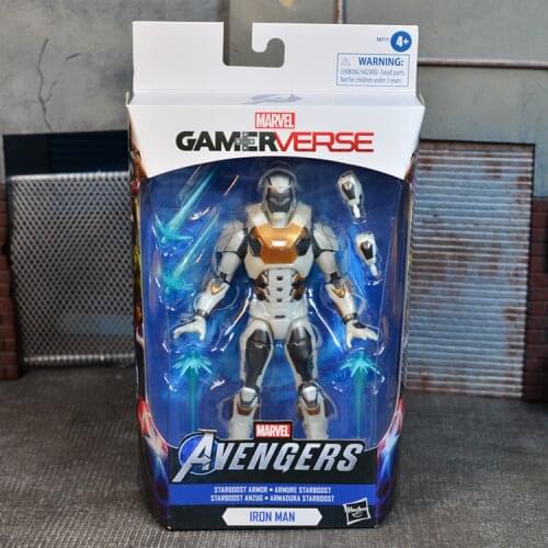 Genuine Marvel Legends Iron Man MK39 Gemini Battle Armor Movie Version 6-inch Movable Model Anime Hunter X Hunter