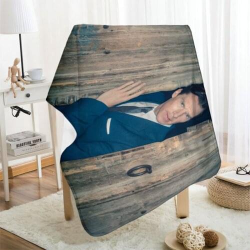 Musife Custom Benedict Cumberbatch Flannel Blanket Design Your own Blanket Flannel Blankets for Sofa DIY Dropshipping