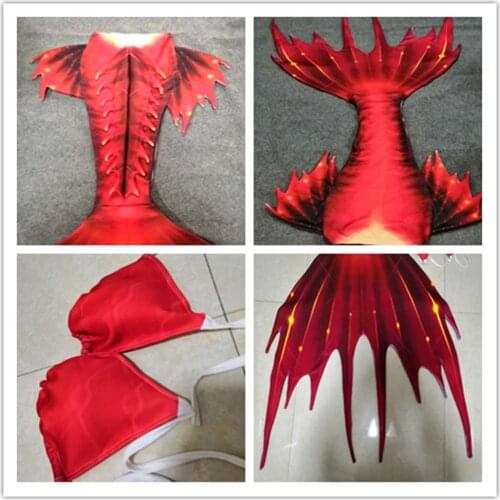 Custome Mermaid Tail with Monofin for Swimming Women Adult Mermaid Cosplay Costume zeemeerminstaart Sexy Dress Beach Artifact