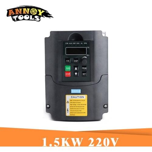 1.5KW 2.2KW inverter CNC Spindle motor speed control 220V 1.5KW 2.2KW 1Phase Input 3phase Output frequency inverter for motor