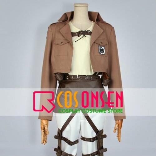COSPLAYONSEN Attack on Titan Military police regiment Jean Kirschstein Cosplay Costume Adult Costume Custom Made