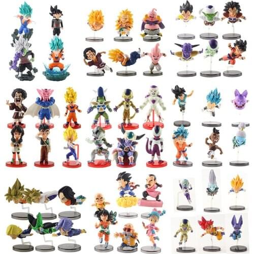 Flying WCF Anime Dragon Ball Z Broly Vegeta Goku Buu Action Figure Super Saiyan Figurine Ultra Instinct Figura Model Toy