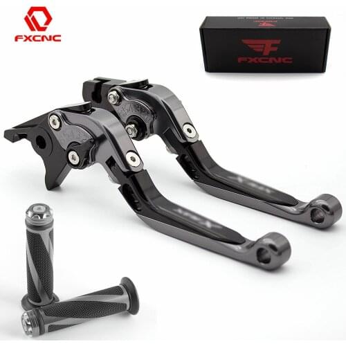 Logo PCX For Honda PCX 125 150 PCX 150 pcx125 All Year CNC Folding Extendable Motorcycle Brake Clutch Lever + Handle Grips