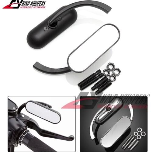 Motorcycle modified aluminum Rearview mirrors For Harley XL 883 1200 Fat boy V-Road Softail Dyna Touring Sportster