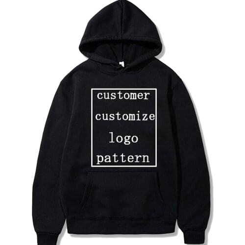 Custom Anime Hoodie Customer Customize Tops Logo Pattern Man and Woman