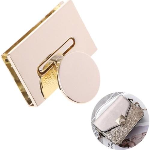 New Rectangle Clasp Turn Lock Twist Locks Metal Hardware For DIY Handbag Bag Purse 28GD