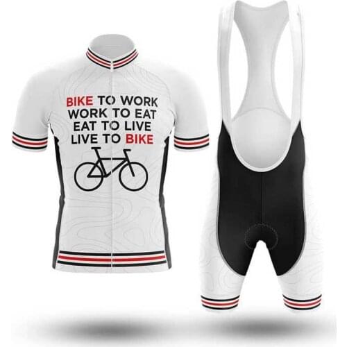 2021 New White Pro Bicycle Team Short Sleeve Maillot Ciclismo Men Bike Jersey Riding Pant Summer Breathable Cycling Clothing Set