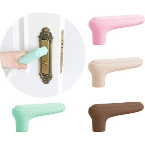 New! Baby Safety Door Knob Silencer Crash Cover Wall Protectors Door Stopper Anti Collision Child Cabinet Locks Corner Protector